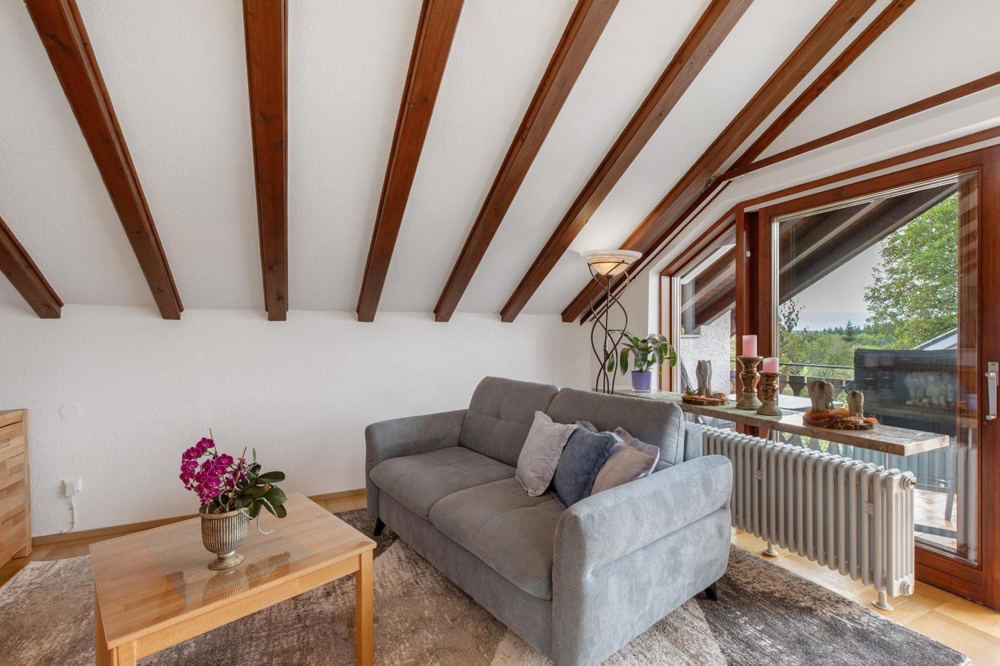 Ferienwohnung Fernsicht Zwiefalten Exterior foto
