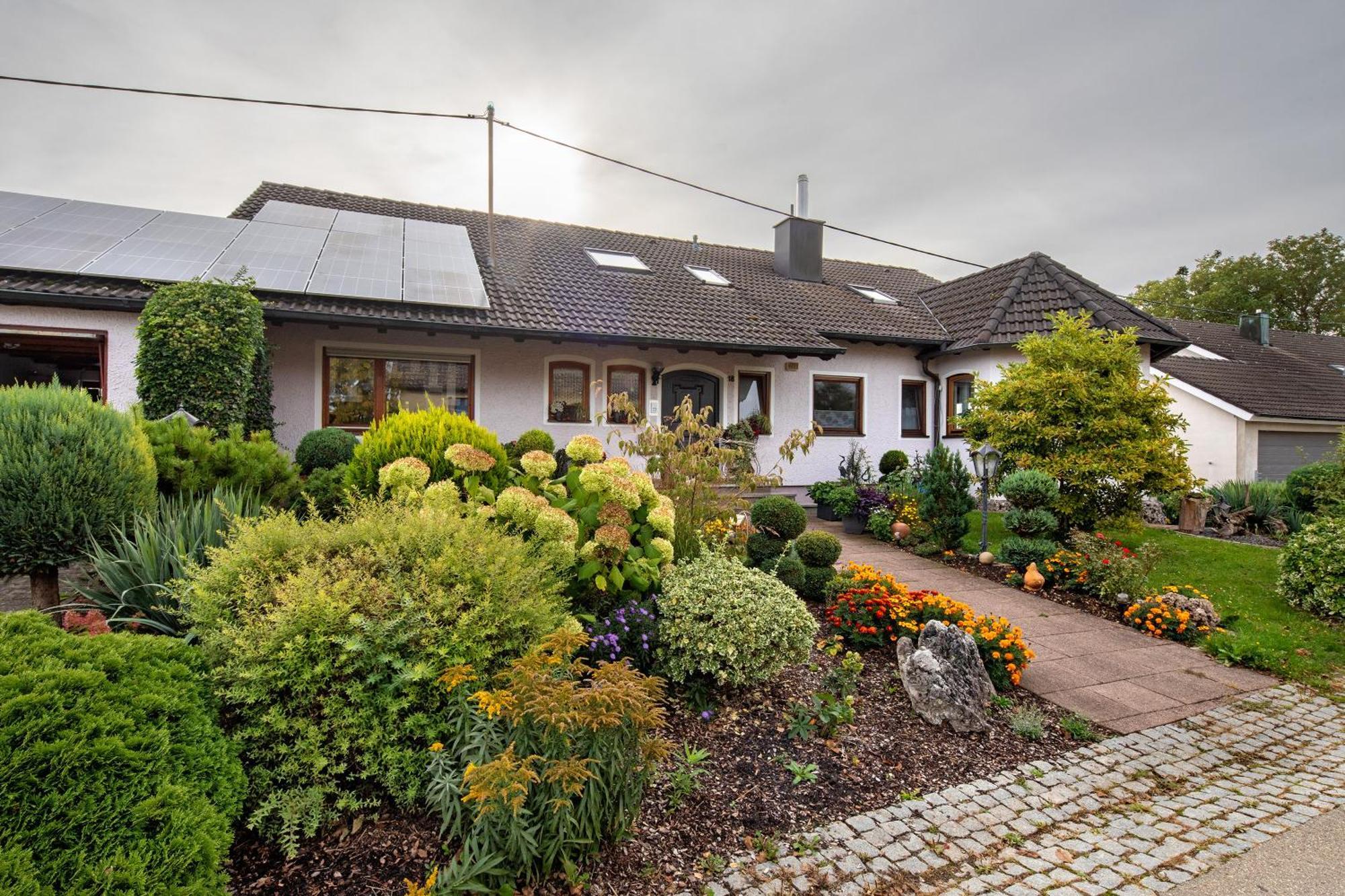 Ferienwohnung Fernsicht Zwiefalten Exterior foto